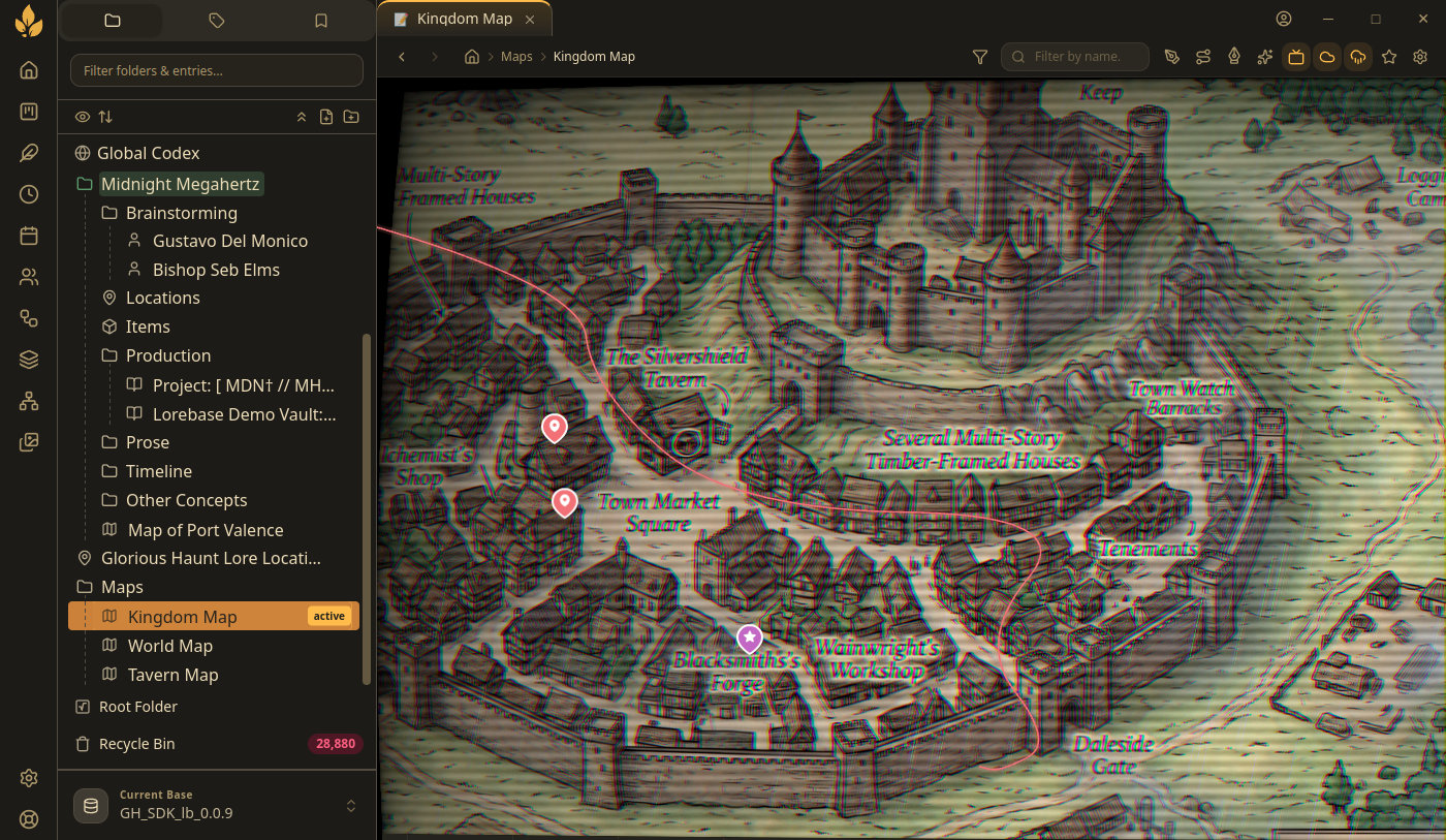 Interactive Map Editor